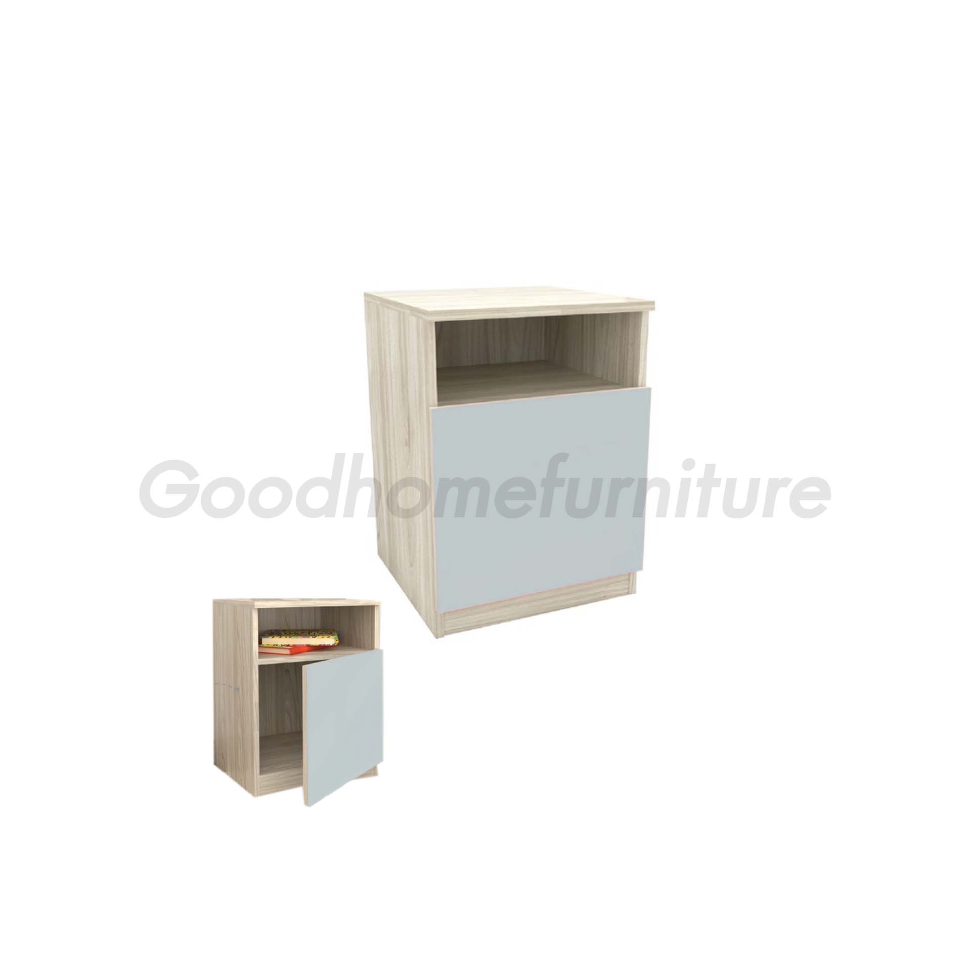 ตู้ข้างเตียง รุ่น NT-404 สี WOGY