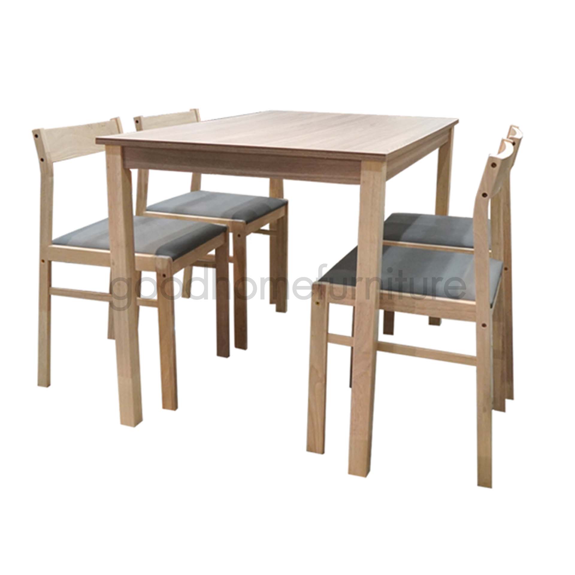 โต๊ะอาหารไม้ 4 ที่นั่ง รุ่น เกรส