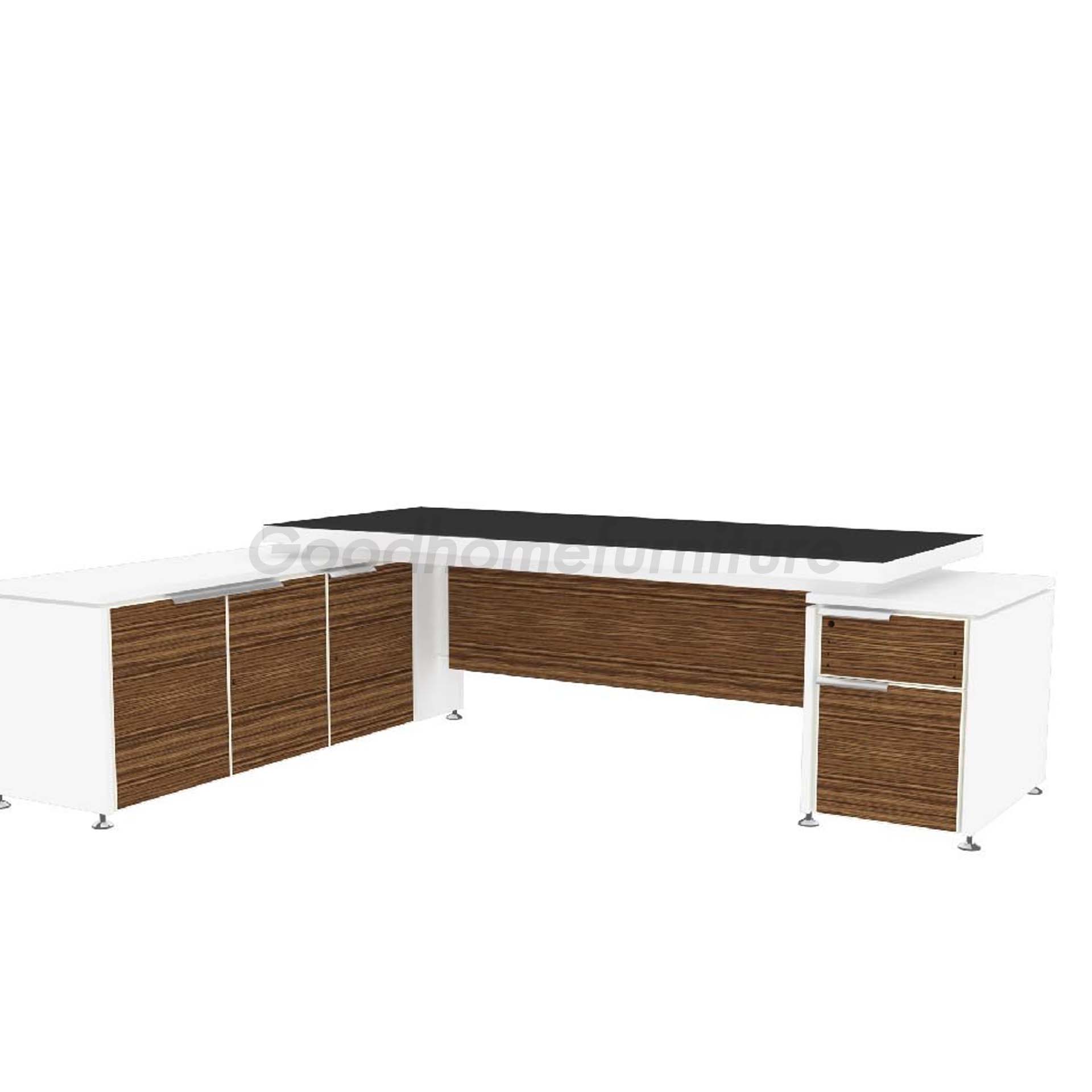 ชุดโต๊ะทำงานผู้บริหาร ตู้แอลซ้าย/แอลขวา