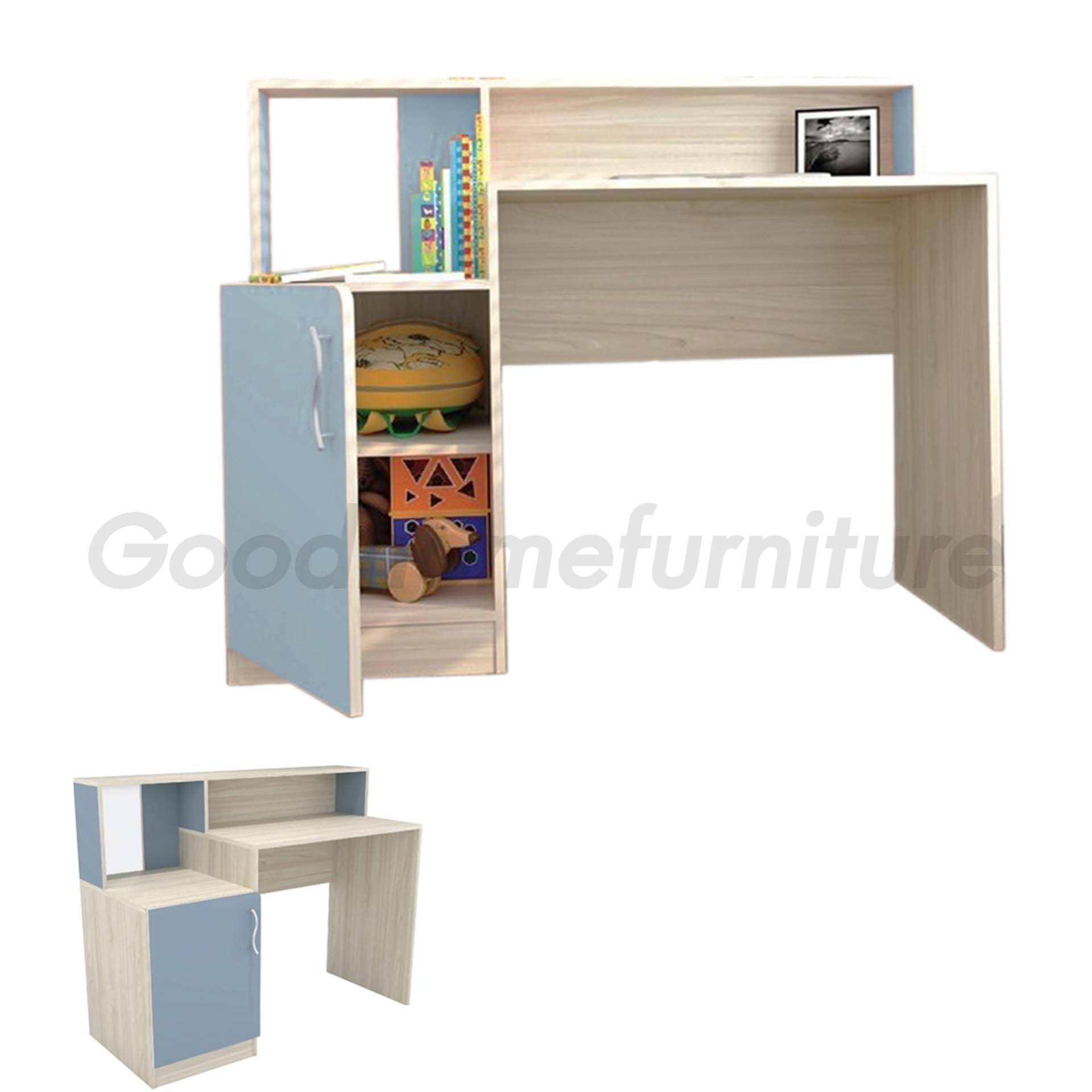 โต๊ะทำงาน รุ่น TB-128 สี WOLB