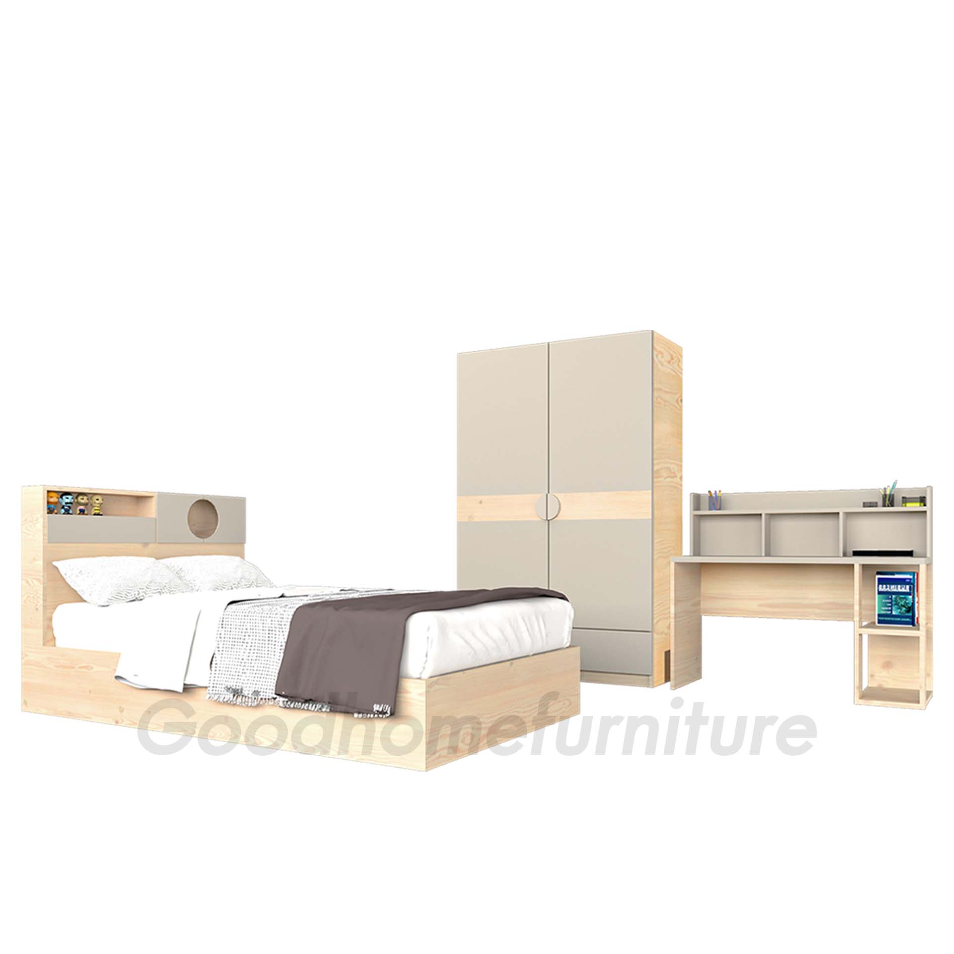 ชุดห้องนอนบับเบิ้ล 3.5 ฟุต