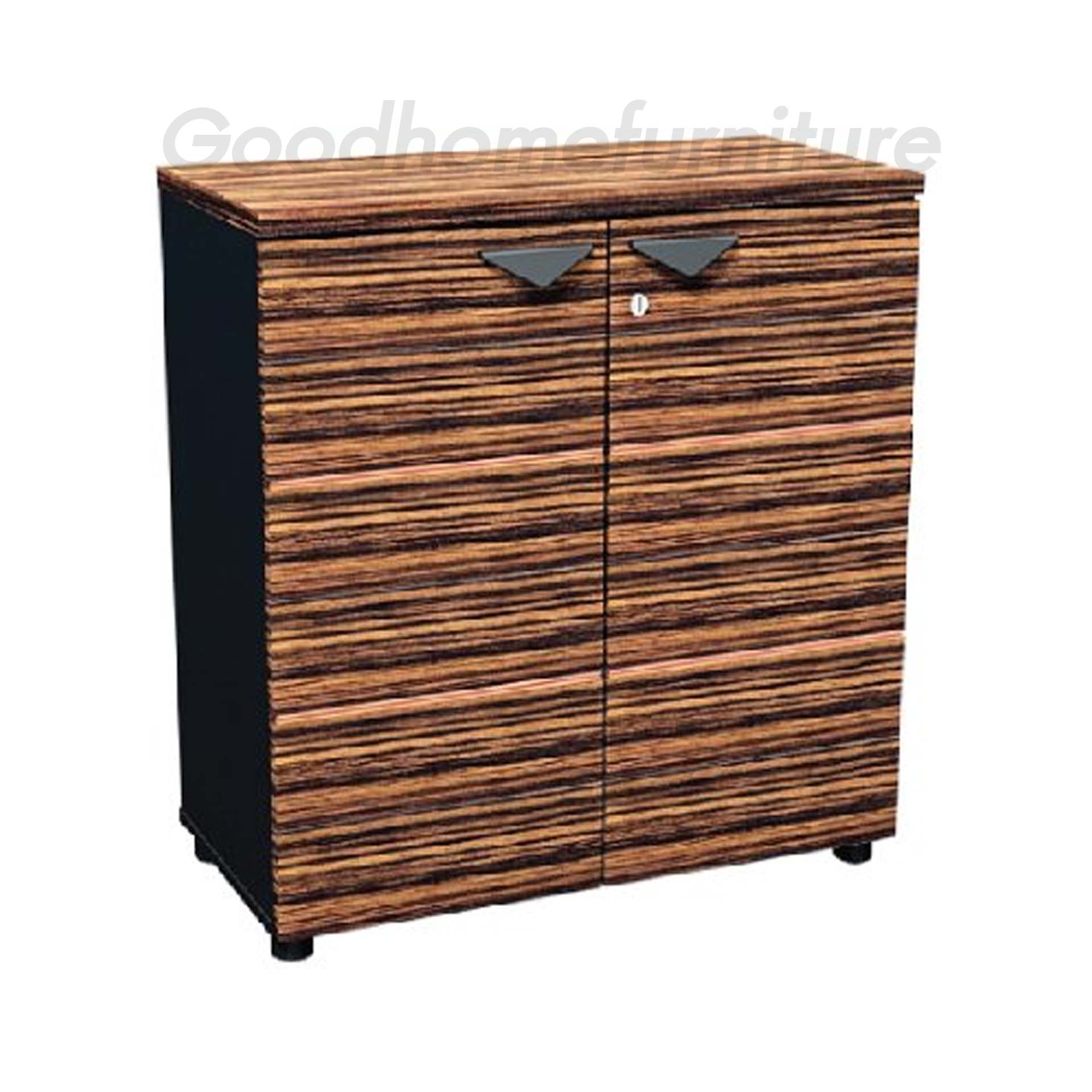 ตู้เอกสารเตี้ย 2 บานเปิด