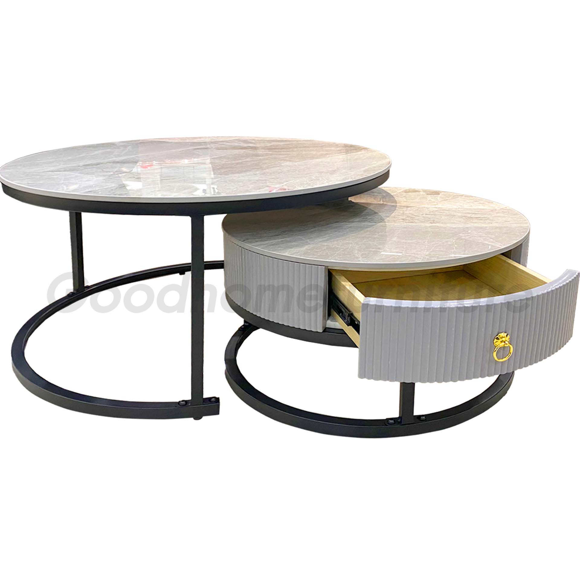 โต๊ะกลางโซฟา รุ่น เฮร่า (หินเทา)