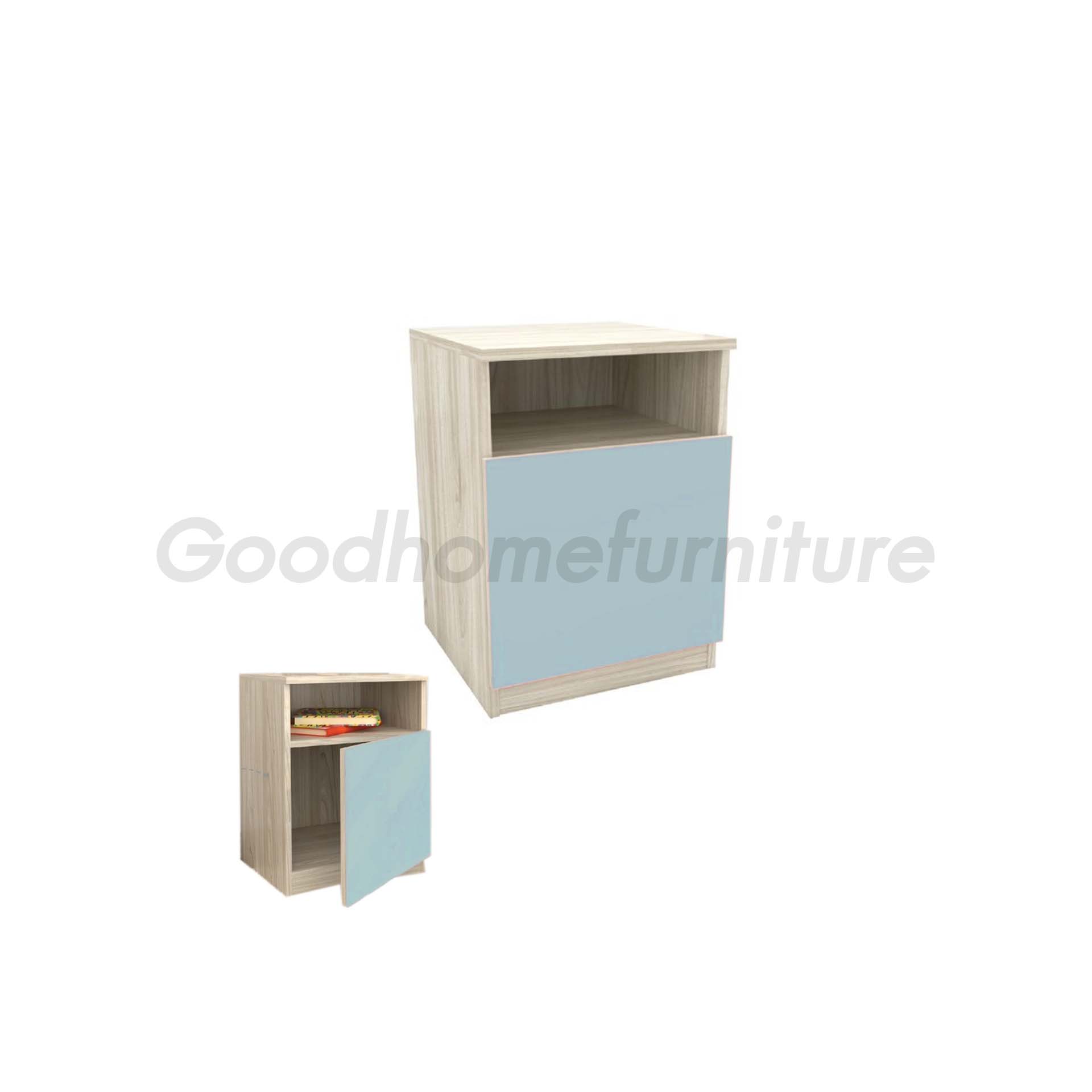 ตู้ข้างเตียง รุ่น NT-404 สี WOLB