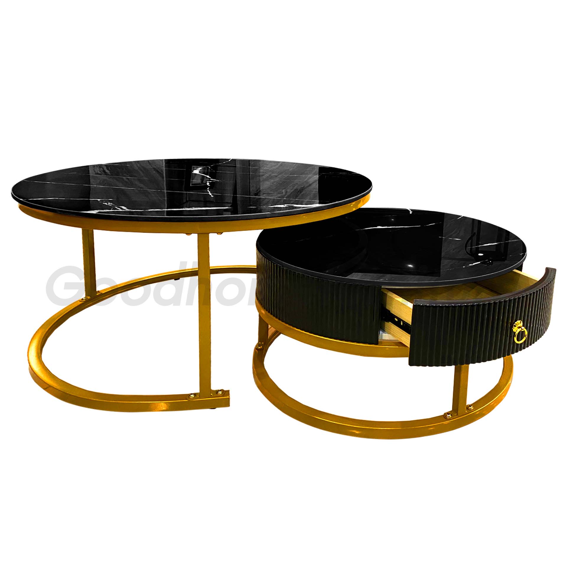 โต๊ะกลางโซฟา รุ่น เฮร่า (หินดำ)