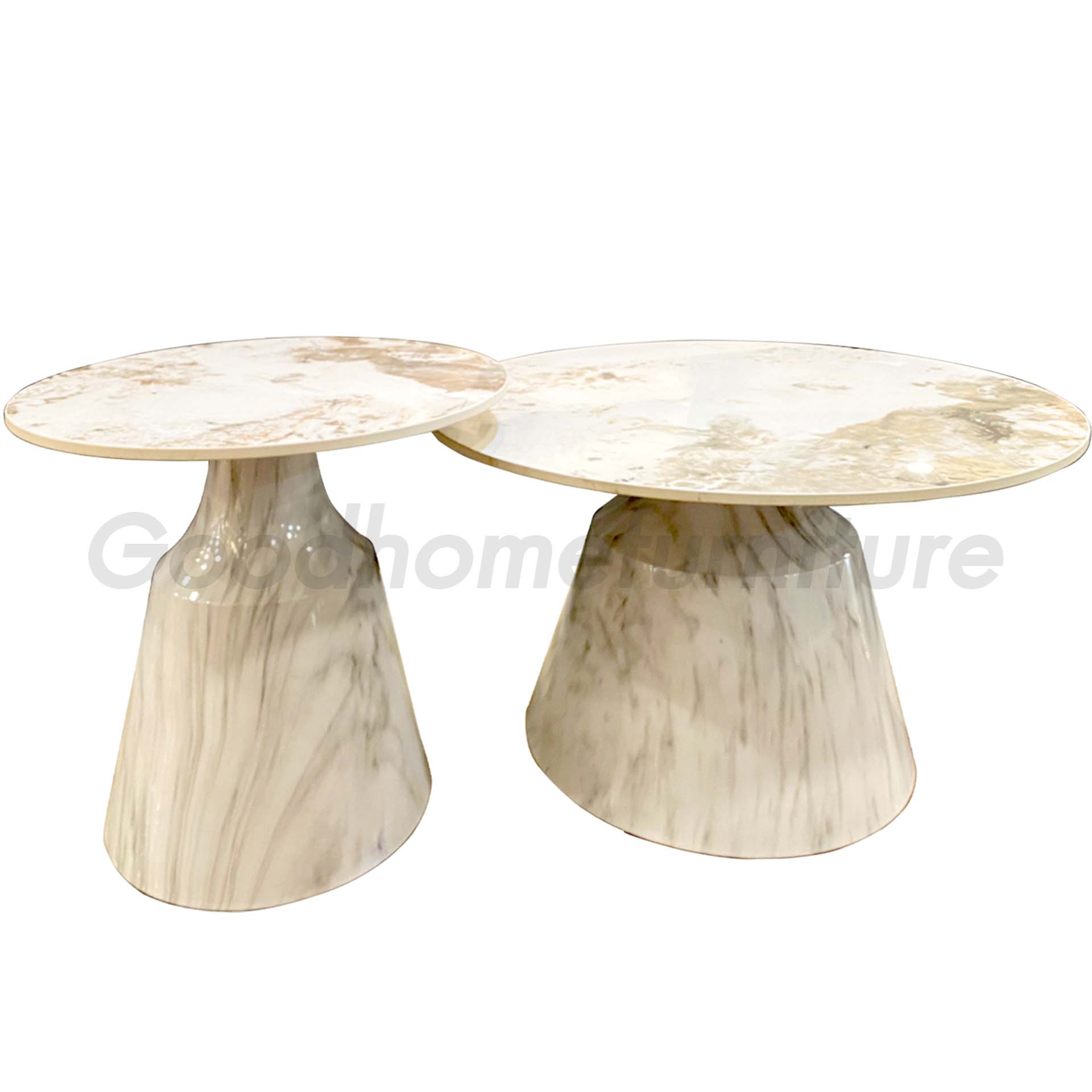 โต๊ะกลางโซฟา รุ่น ไดโน (หินขาว)