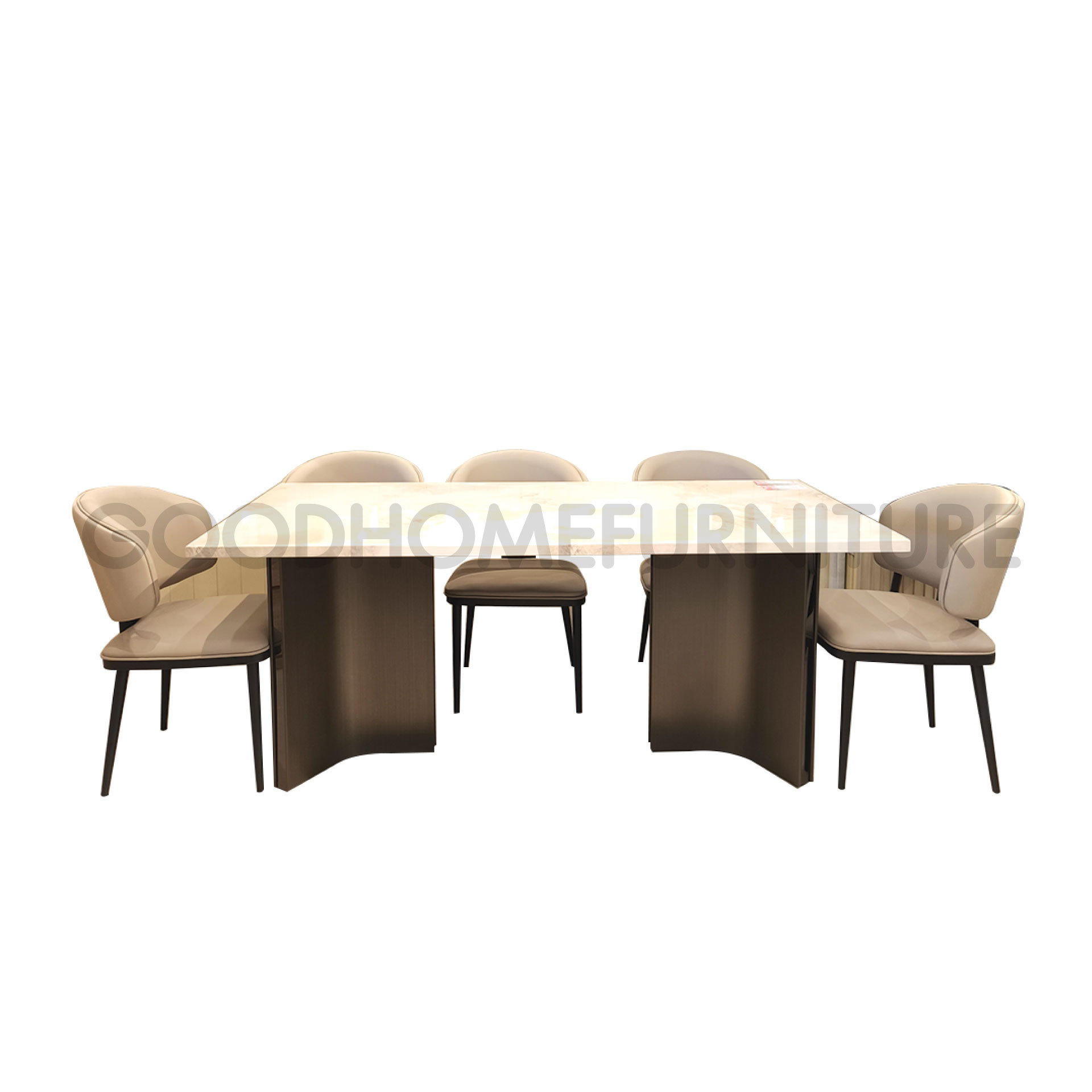 โต๊ะอาหารไม้ 6 ที่นั่ง รุ่น อาเธอร์