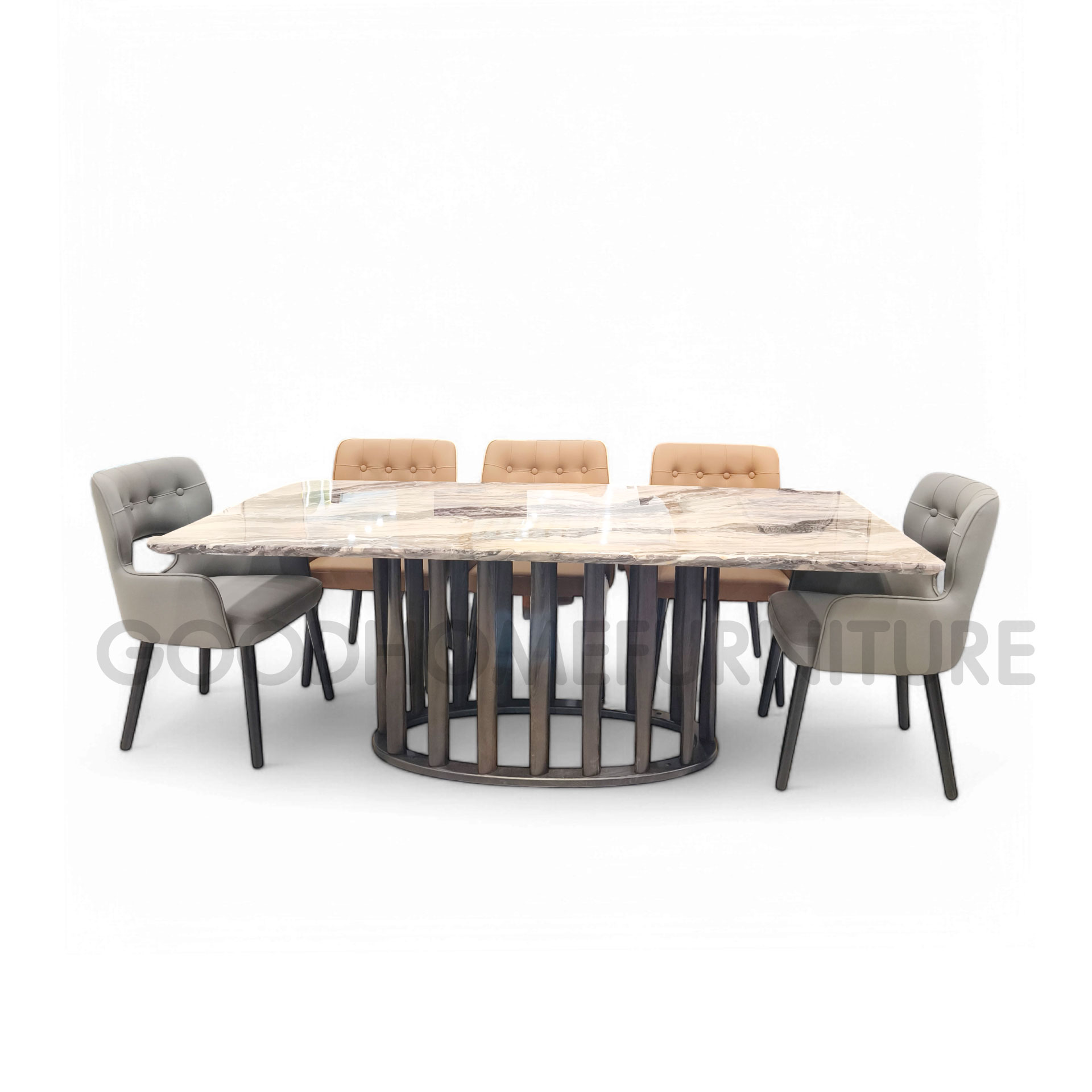 โต๊ะอาหาร 6 ที่นั่ง รุ่น แครดวูด