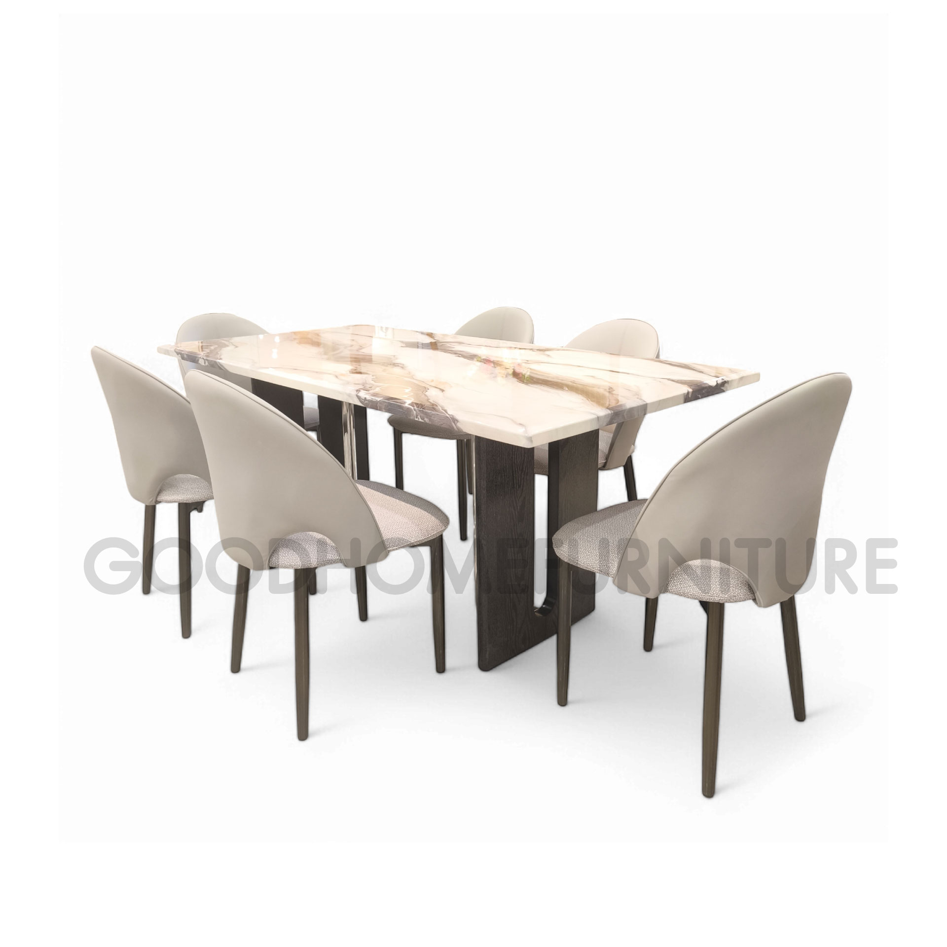 โต๊ะอาหาร 6 ที่นั่ง รุ่น โพเดียม