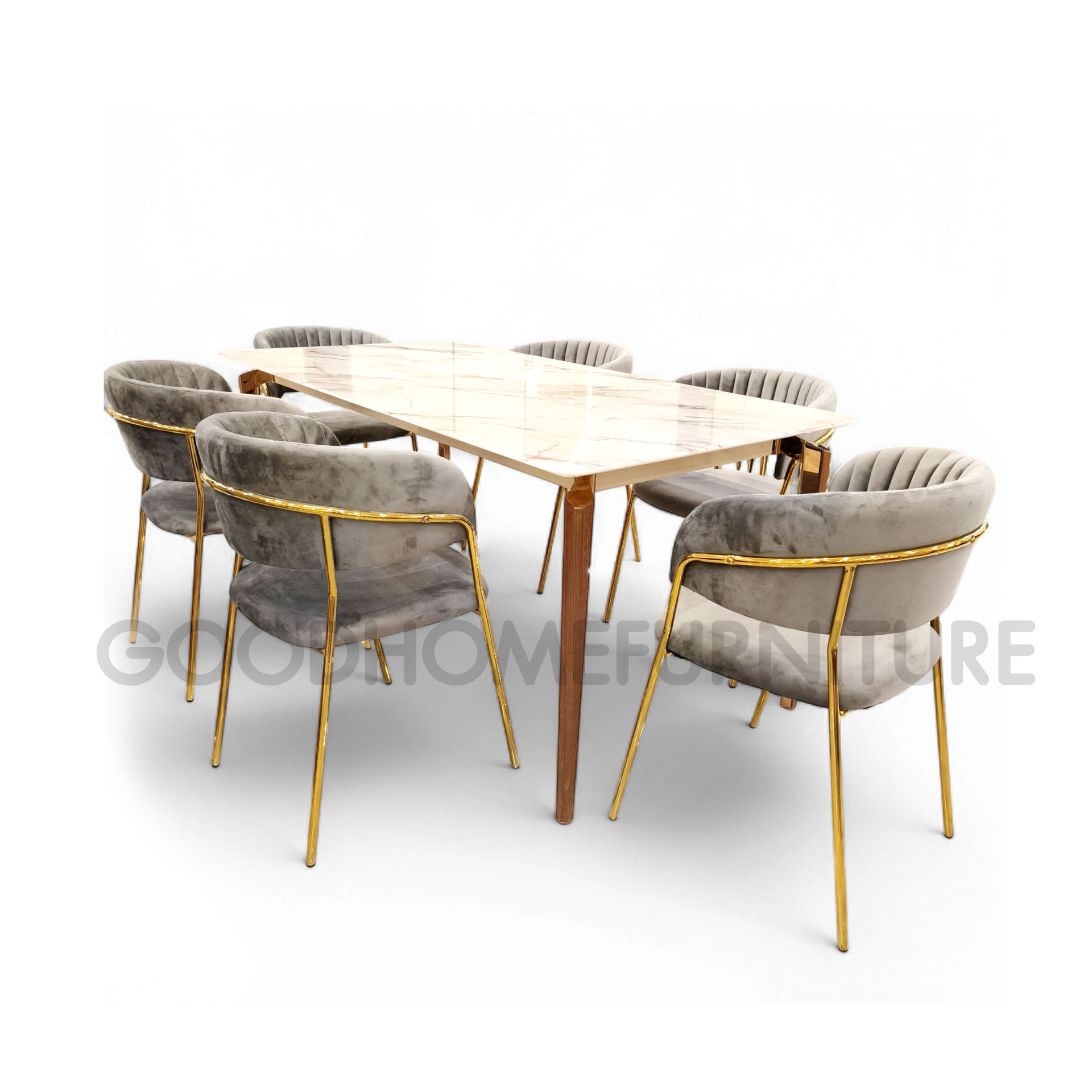 โต๊ะอาหาร 6 ที่นั่ง คลาสซี่