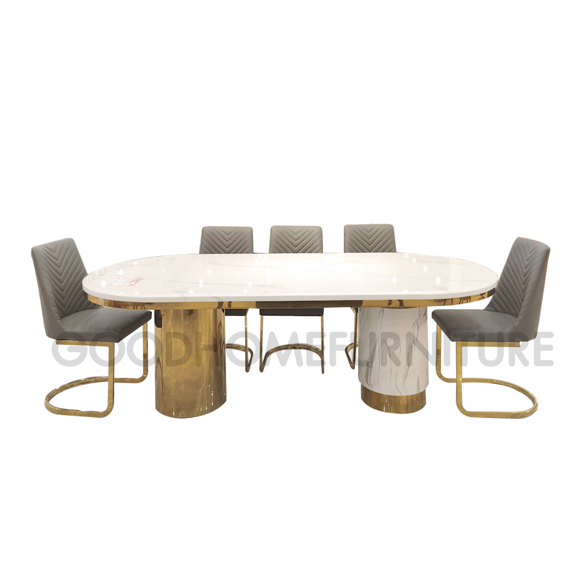 โต๊ะอาหาร 6 ที่นั่ง ลักซ์ซูรี่ โกล์ด