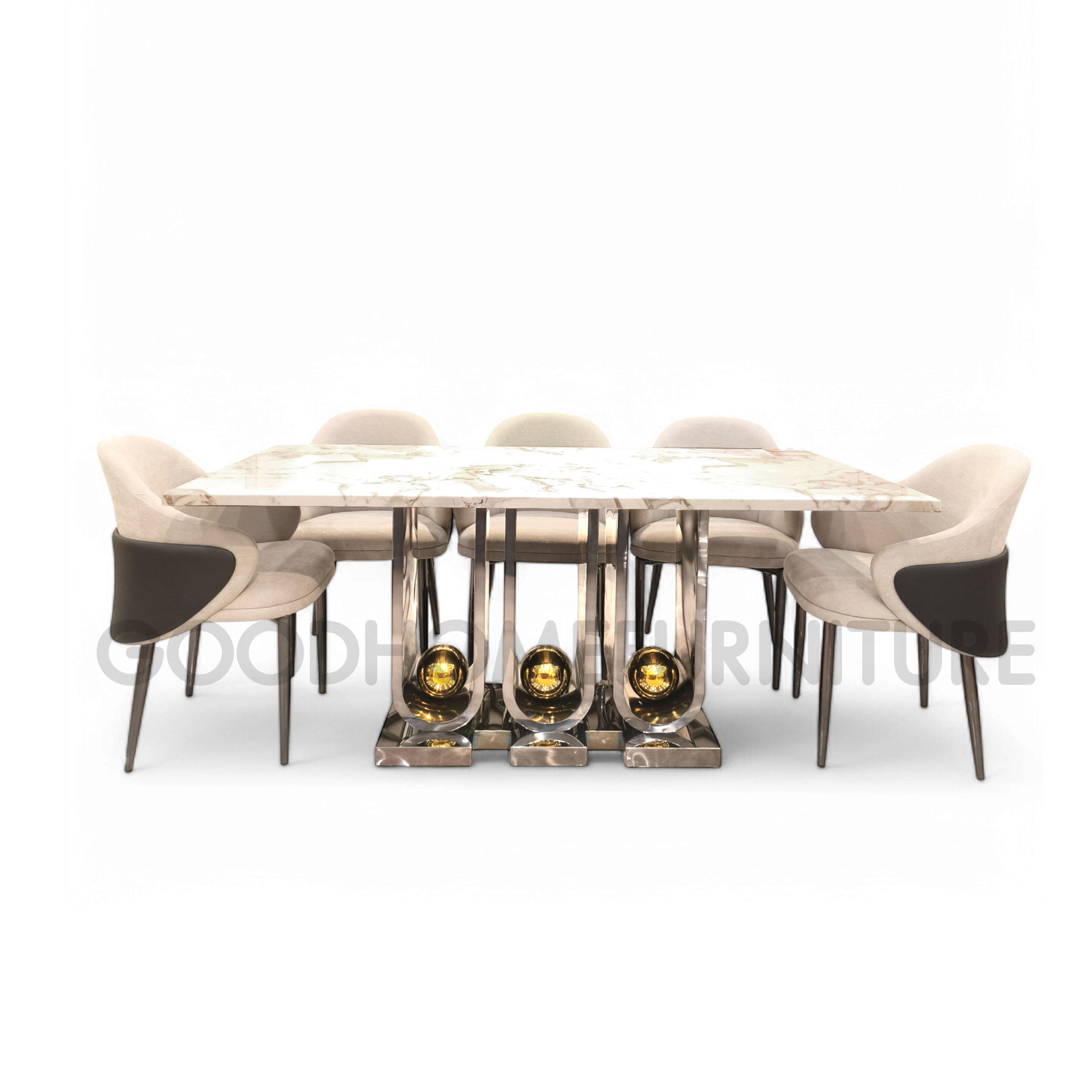 โต๊ะอาหาร 6 ที่นั่ง ไฟร์ม