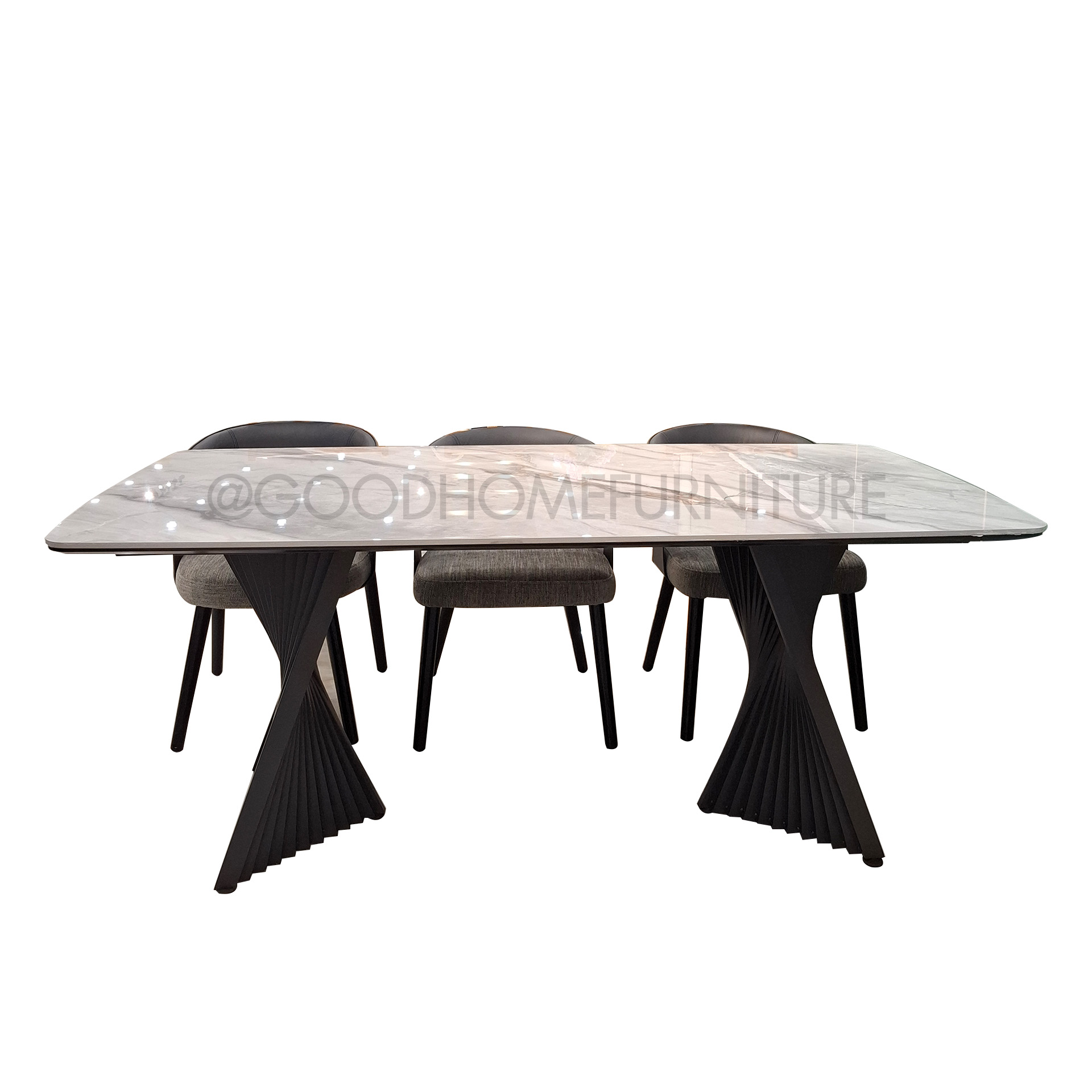 โต๊ะอาหาร 6 ที่นั่ง มูนไลท์