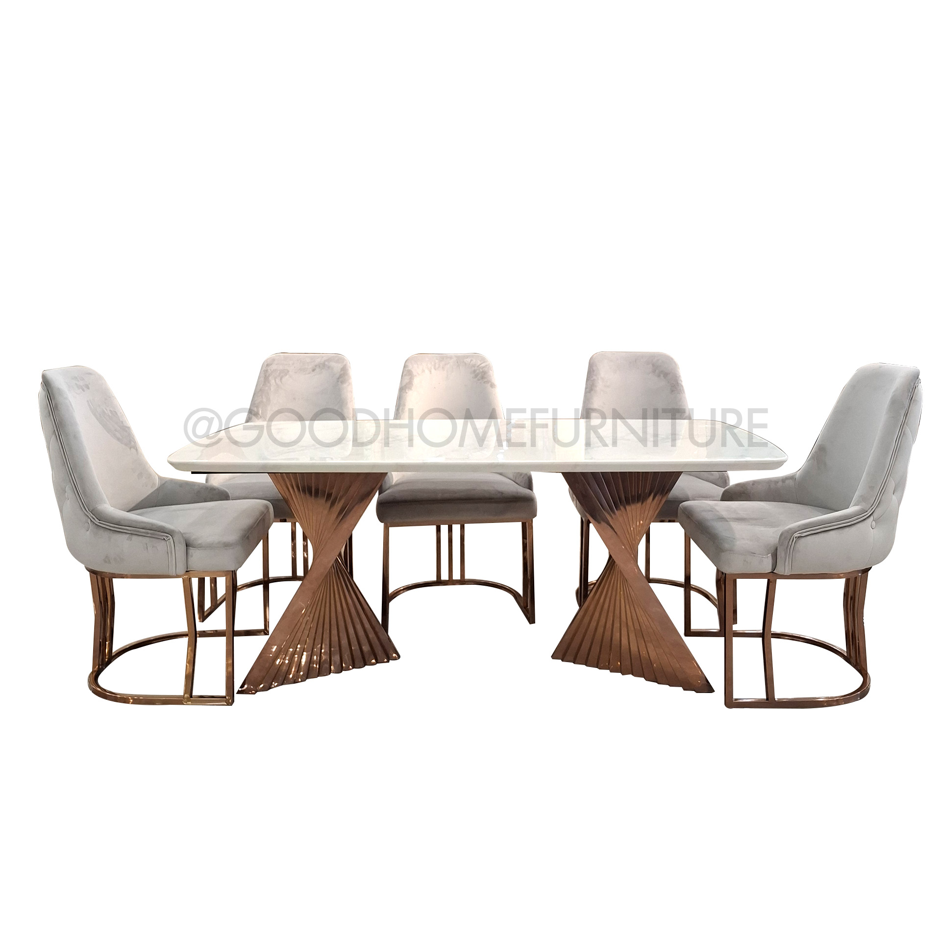 โต๊ะอาหาร 6 ที่นั่ง เบิร์ด