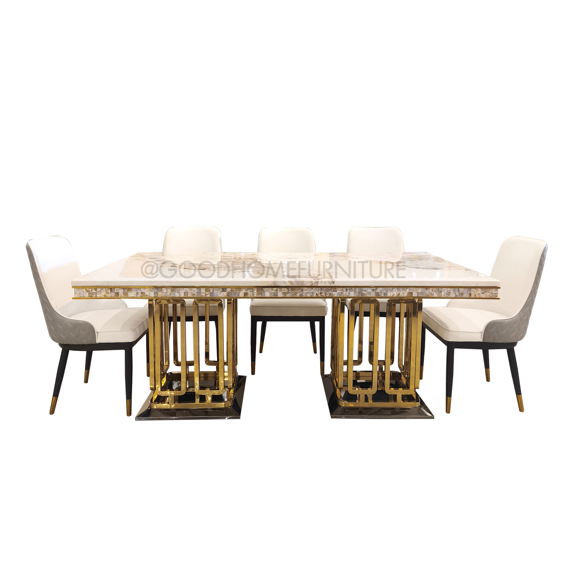 โต๊ะอาหาร 6 ที่นั่ง เอลิเซียน