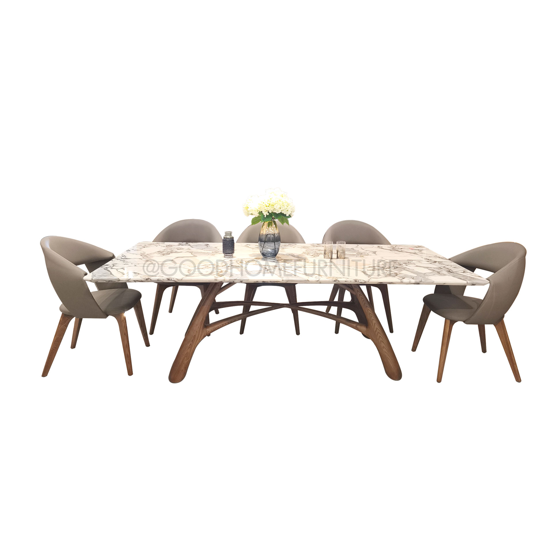 โต๊ะอาหาร 6 ที่นั่ง คาร์รารา