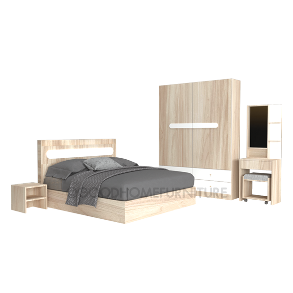 ชุดห้องนอนโอ๊คลิน 4+1 ชิ้น