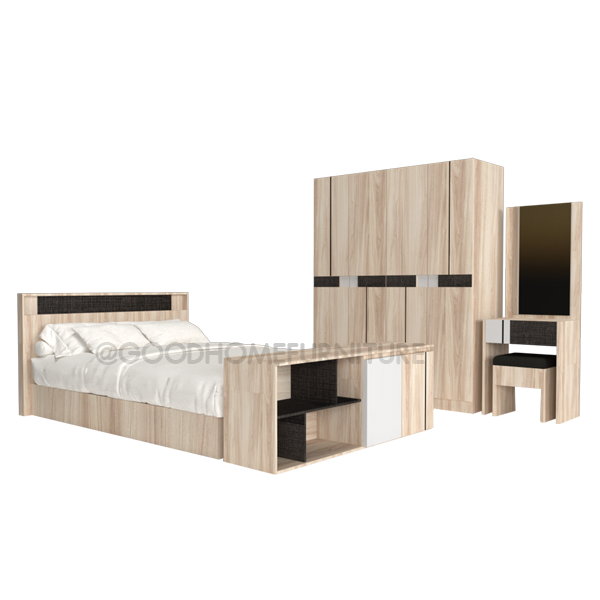 ชุดห้องนอนบริคบลาส 5+1 ชิ้น