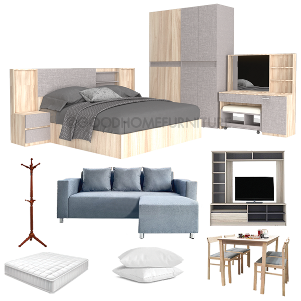 ชุดห้องนอนฮาร์โมนีน 13 ชิ้น