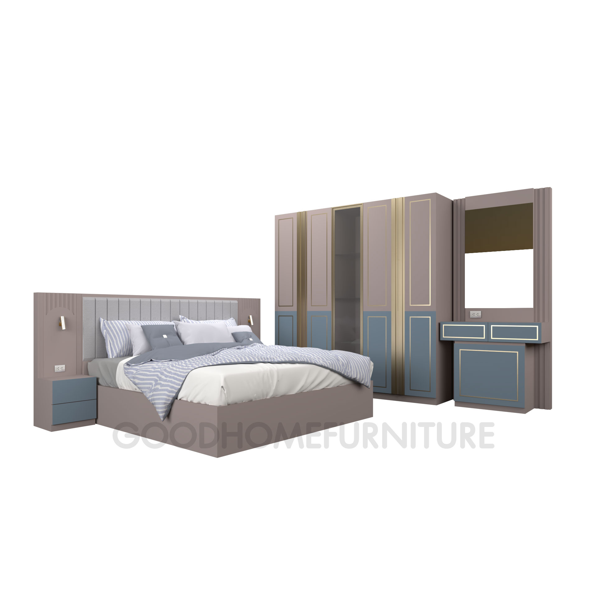 ชุดห้องนอนโรมิโอ 6 ชิ้น